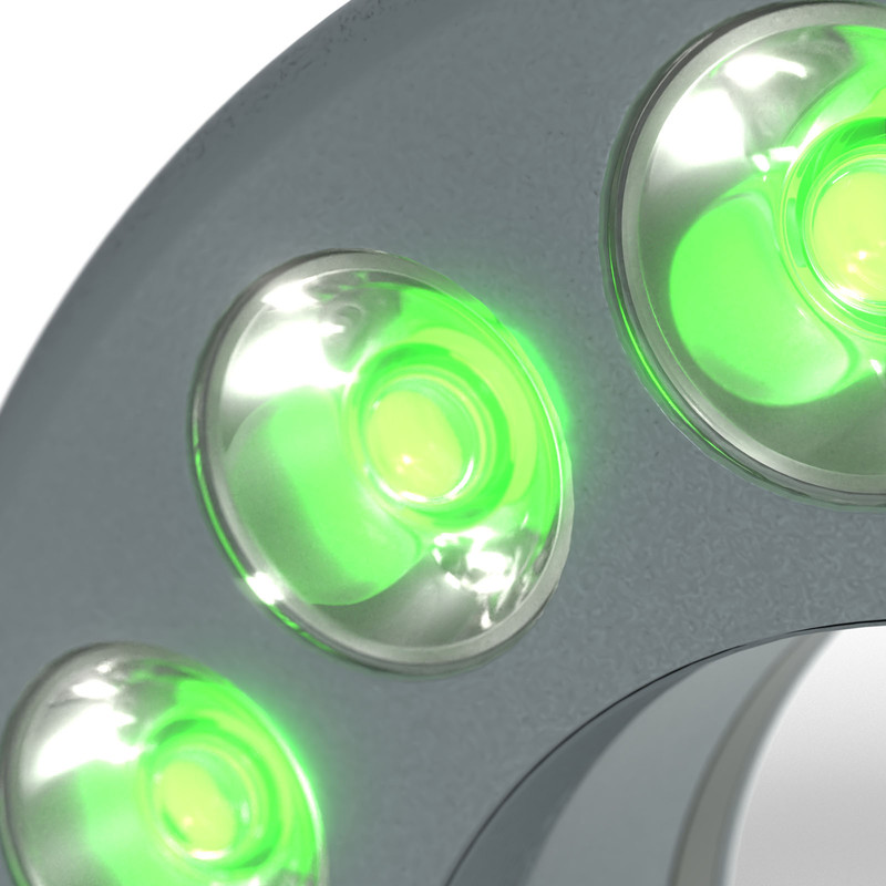 StarLight Opto-Electronics RL12-10s-S4 G, Spot, green (528 nm), Ø 66mm