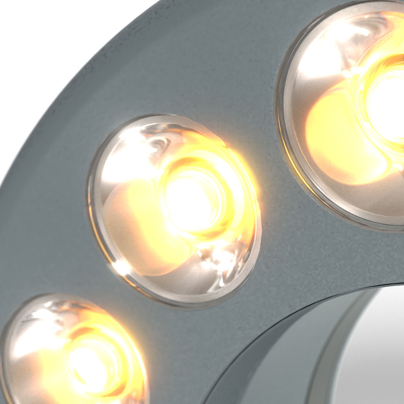 StarLight Opto-Electronics RL12-18f-S4 A, segmented, floodlight, amber (590 nm), Ø 66mm