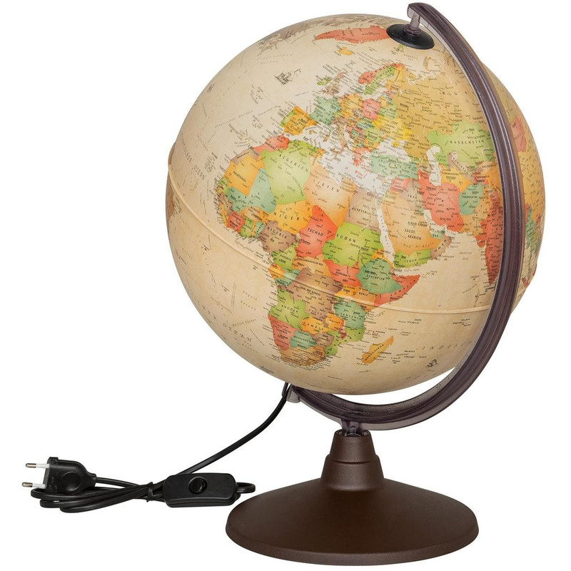 Idena Illuminated globe Antique 30cm