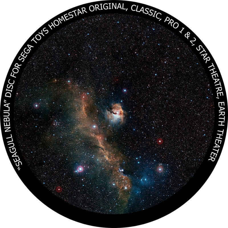 Redmark Disc for the Sega Homestar Planetarium - Seagull Nebula