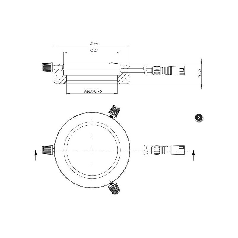 StarLight Opto-Electronics RL4-66 IR880, IR (880 nm), Ø 66mm