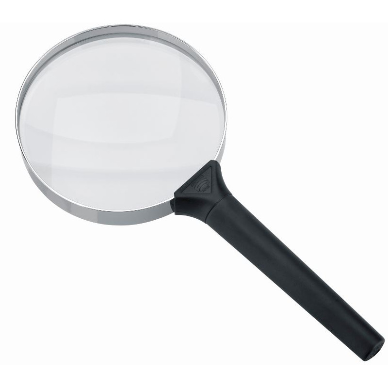 Schweizer Magnifying glass Hand magnifier Basic-Line CLASSIC, 4D/2x/Ø100mm, biconvex