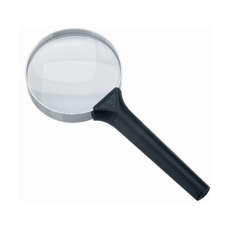 Schweizer Magnifying glass Hand magnifier Basic-Line CLASSIC, 6D/2.5x/Ø75mm, biconvex