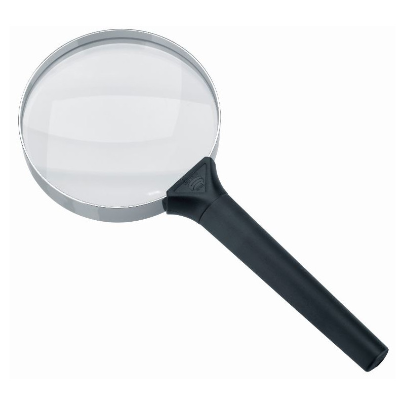 Schweizer Magnifying glass Hand magnifier Basic-Line CLASSIC, 4D/2x/Ø90mm, biconvex