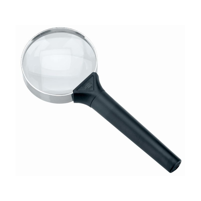 Schweizer Magnifying glass Hand magnifier Basic-Line CLASSIC, 12D/4x/Ø65mm, biconvex