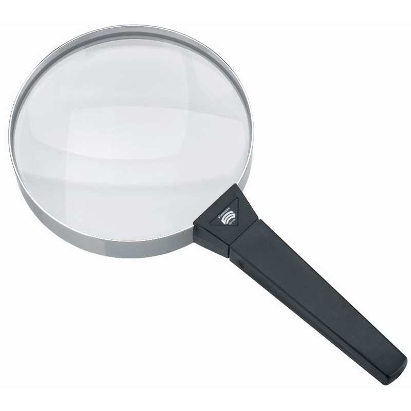 Schweizer Magnifying glass Hand magnifier Basic-Line FORTE, 4D/2x/Ø120mm, biconvex
