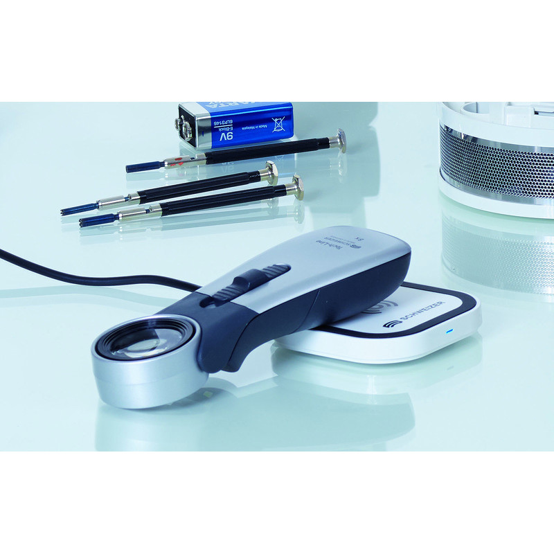 Schweizer Magnifying glass Tech-Line Induction, 6500K, 4x,Ø55mm, aspheric