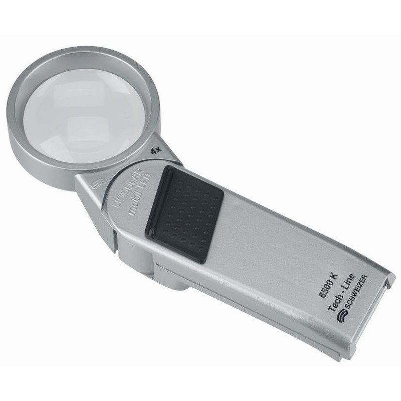 Schweizer Tech-Line MODULAR 4x/Ø55mm magnifying glass, aspheric, 6500K