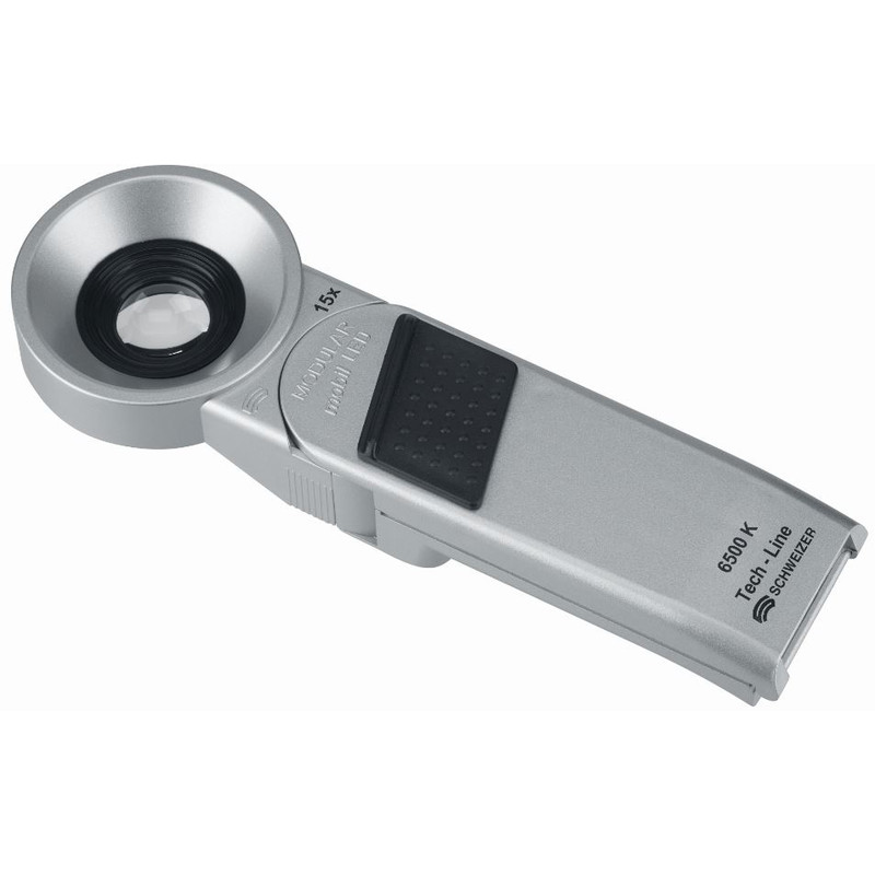 Schweizer Tech-Line MODULAR 15x/Ø22.8mm magnifying glass, aplanatic, 6500K