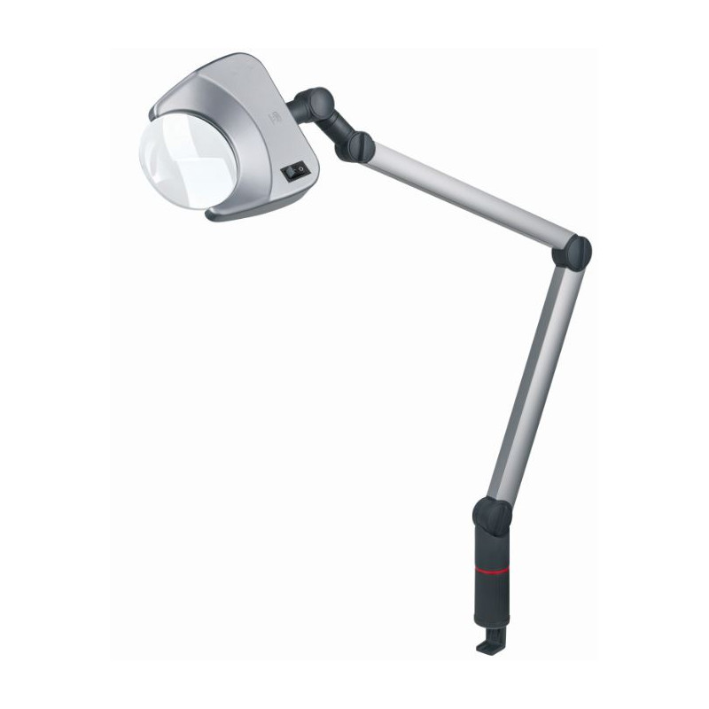 Schweizer Tech-Line LED Bifo 4500K magnifying lamp, 2x/3X, Ø120/31.5mm, bifocal, biconvex