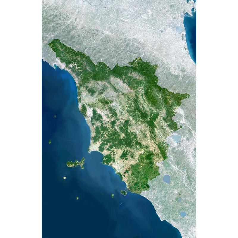 Planet Observer Regional map region Toscana