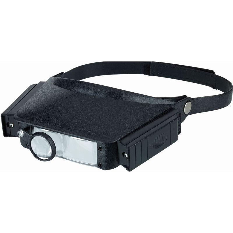 Schweizer Magnifying glass Headband magnifier 2x, 3x, 4x, 5x, with lighting