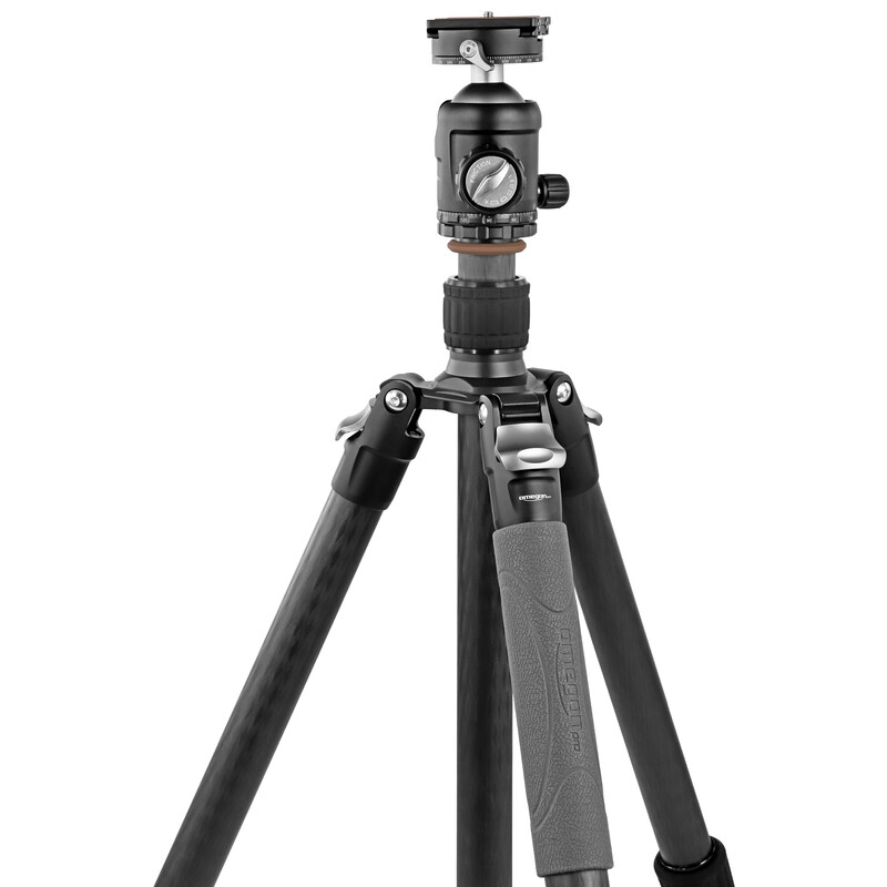 Omegon Pro 32mm carbon tripod including ball head