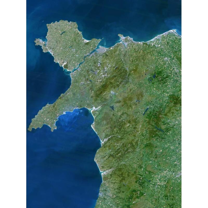 Planet Observer Regional map region North west Wales