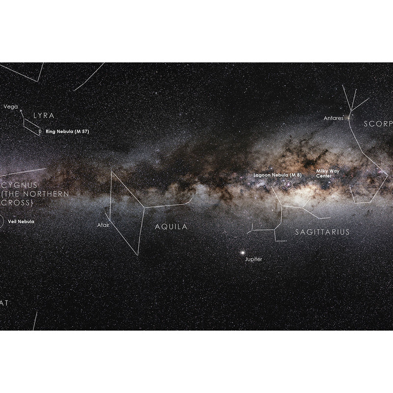 Astronomie-Verlag Poster Our Milky Way Galaxy