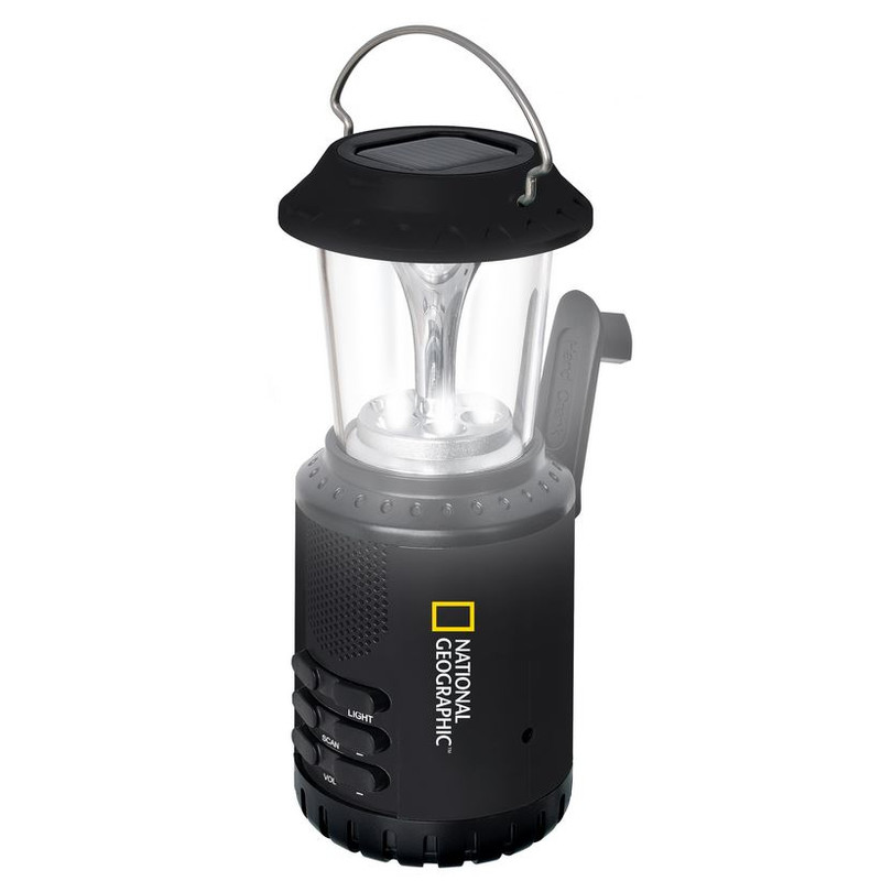National Geographic Work lamp Solar Camping Laterne mit Radio