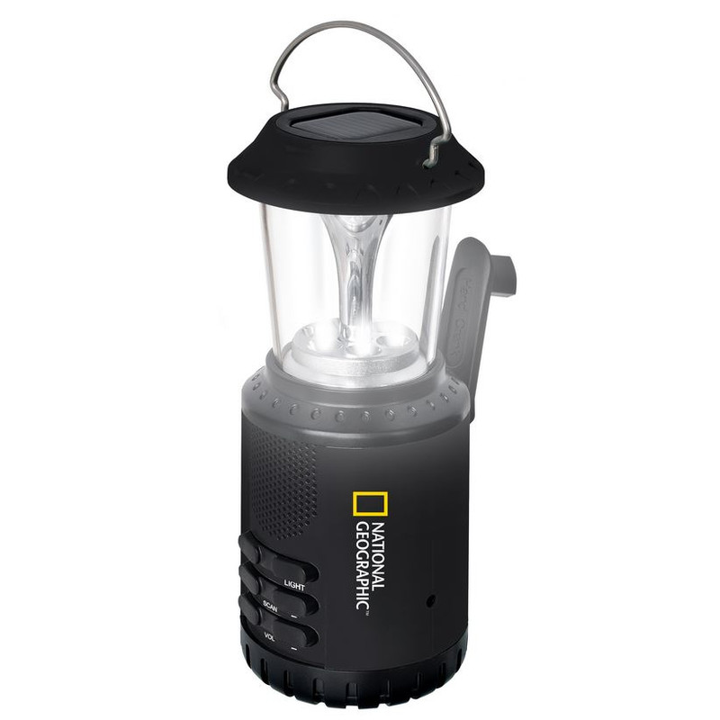 National Geographic Work lamp Solar camping lantern with radio