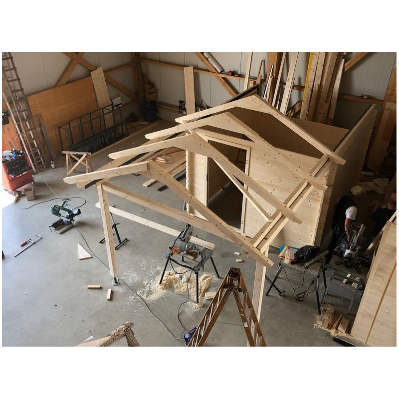 Dome Parts GreenLine Mega observatory with wooden protective cover