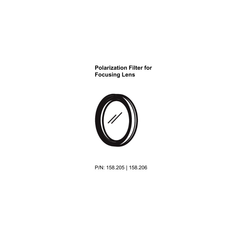 SCHOTT Polarising filter for focusing attachment, rotatable  Ø <= 9 mm