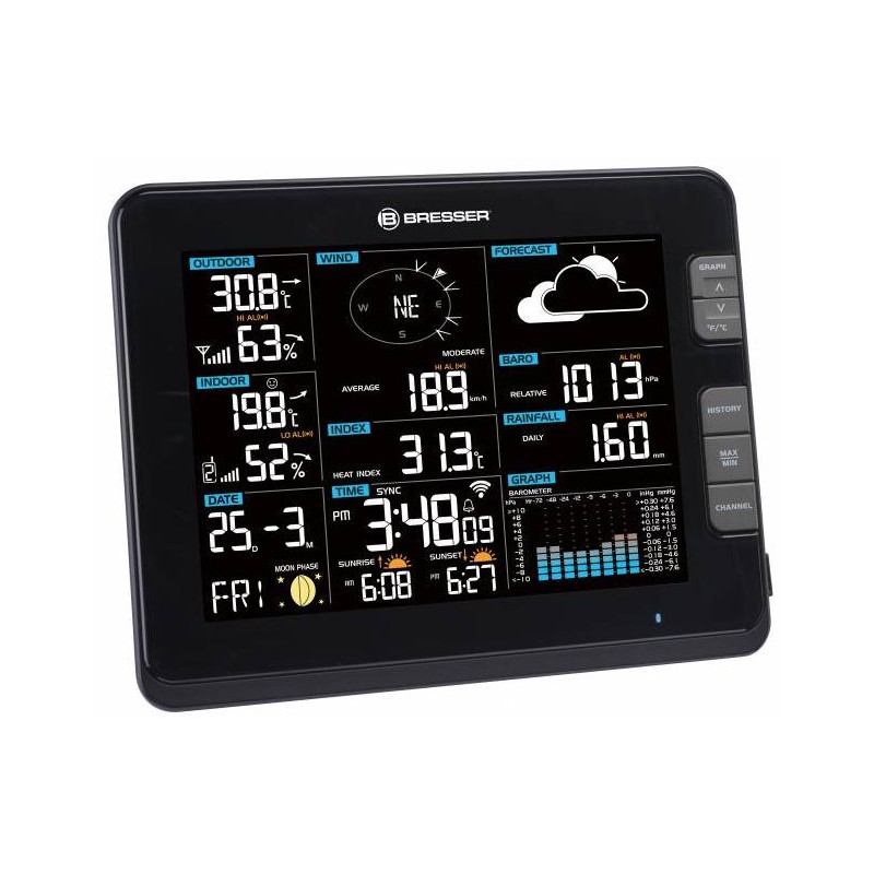 Bresser Weather station Profi W-Lan Center 6in1