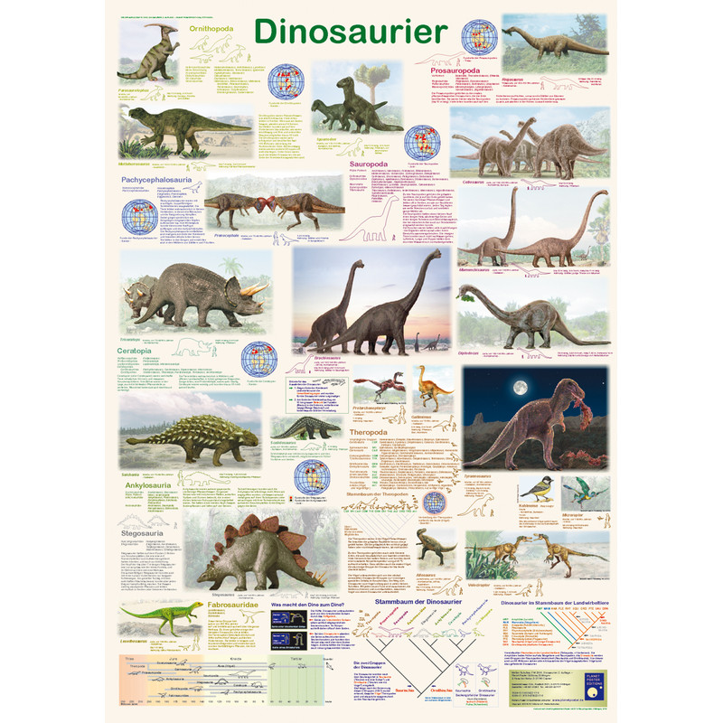 Planet Poster Editions Poster Dinosaurier