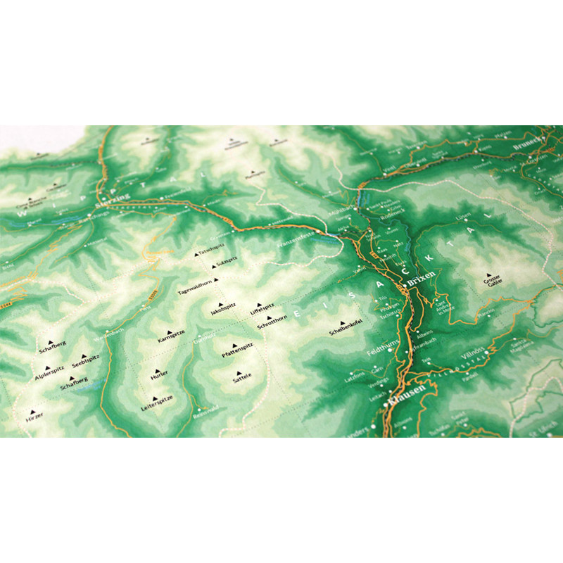 Marmota Maps Regional map South Tyrol Mountain Green