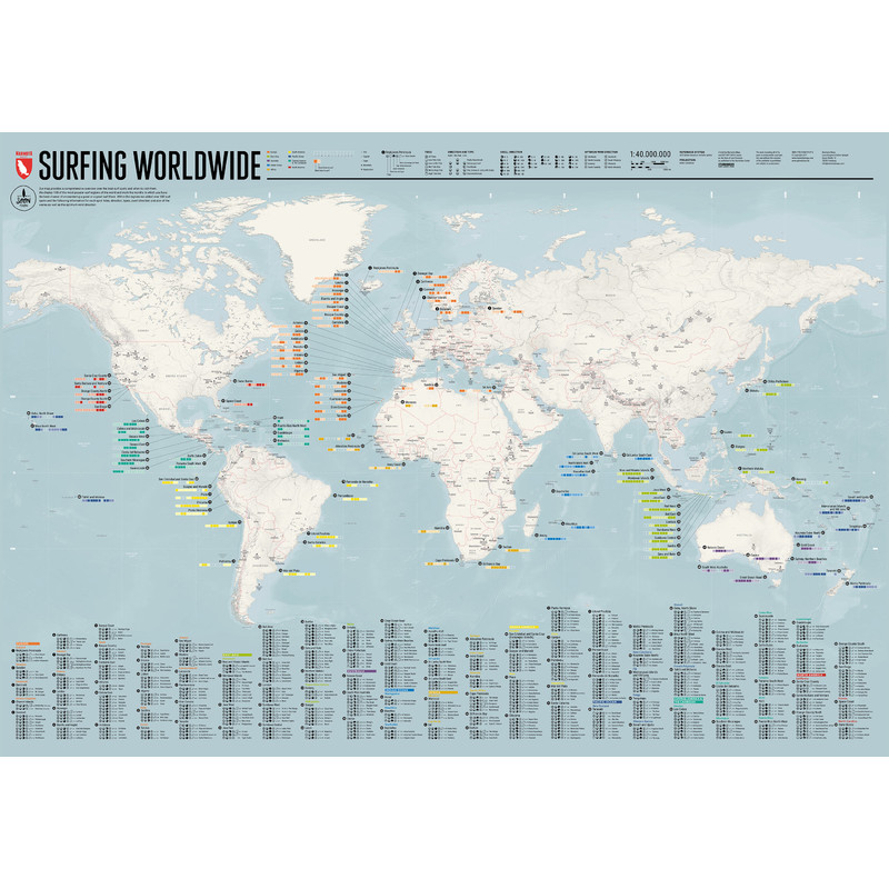 Marmota Maps World map: Surfing Worldwide (in English)