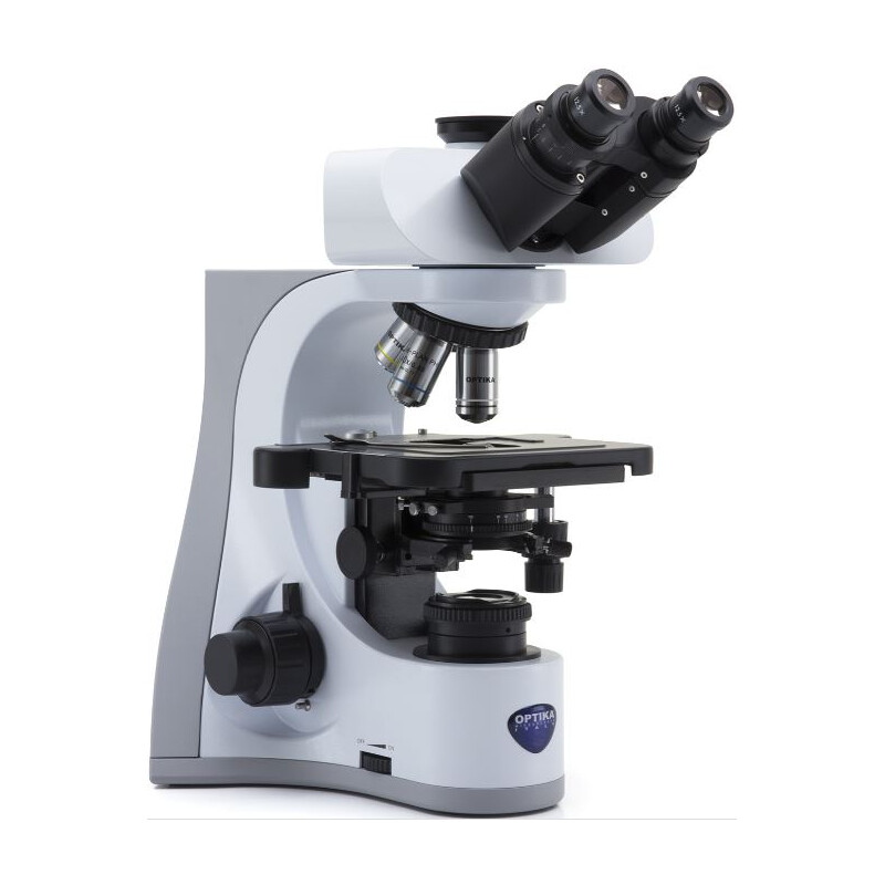 Optika Microscope B-510ASB, asbestosis, trino, 40x phase, 40x-1000x, W-PLAN IOS, W&B 12.5x, EU