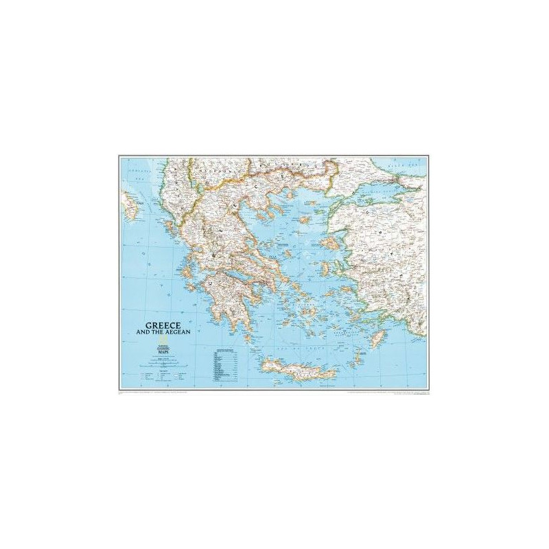 National Geographic Map Greece