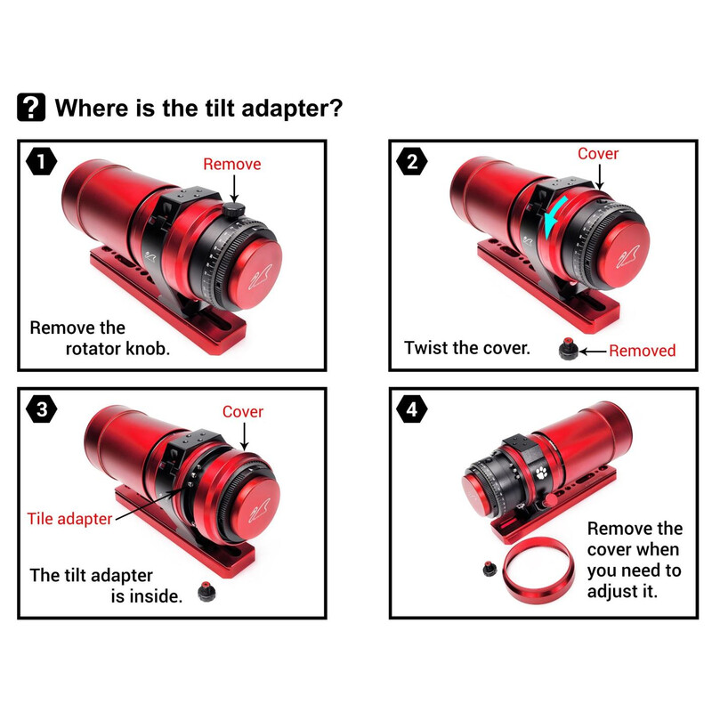 William Optics Apochromatic refractor AP 51/250 RedCat 51 V2.5 OTA