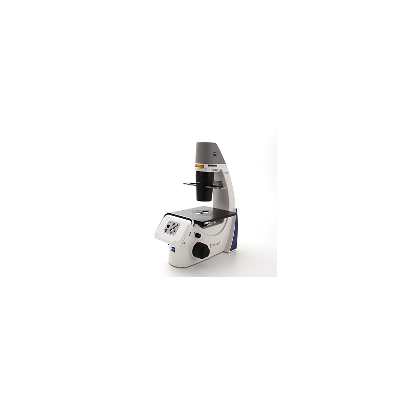 ZEISS inverted microscope Primovert HDcam Ph0, Ph1, Ph2, 40-400x, Ph1, Cond 0.4, Cam 5MP