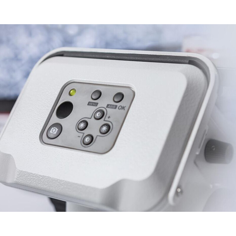 ZEISS inverted microscope Primovert HDcam Ph0, Ph1, Ph2, 40-400x, Ph1, Cond 0.4, Cam 5MP
