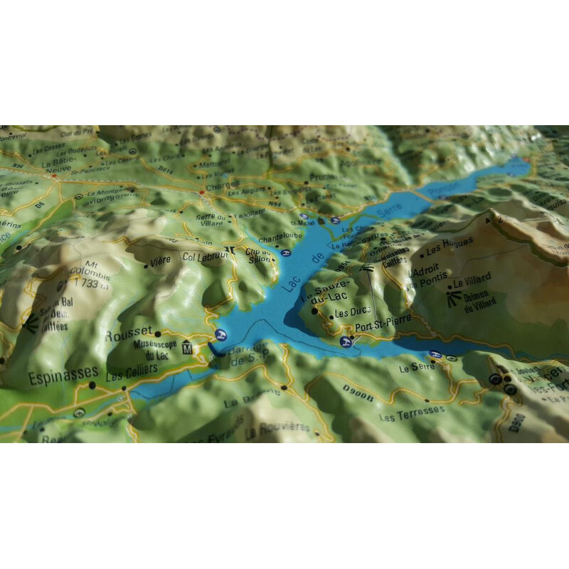 3Dmap Regional map Le Massif des Ecrins