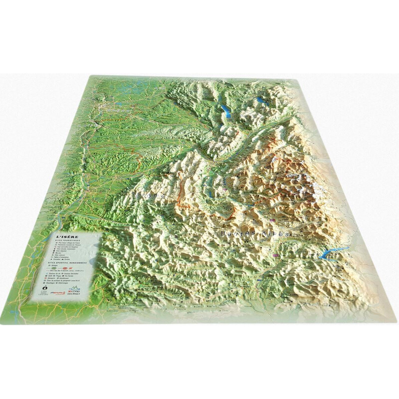 3Dmap Regional map L'Isère