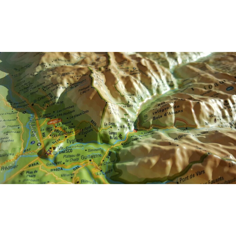 3Dmap Regional map Queyras-Ubaye