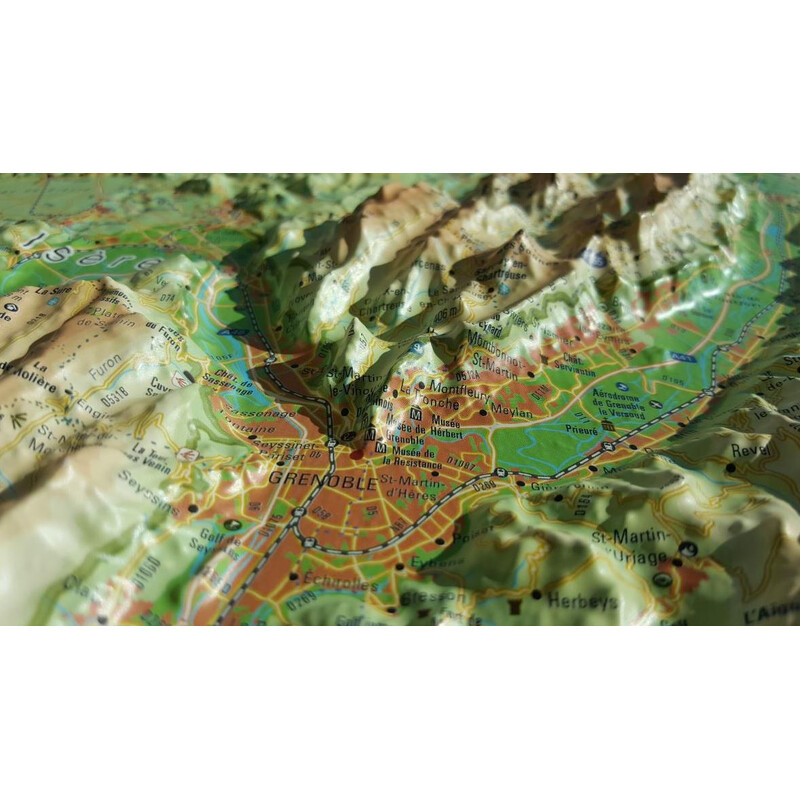 3Dmap Regional map Vercors-Chartreuse