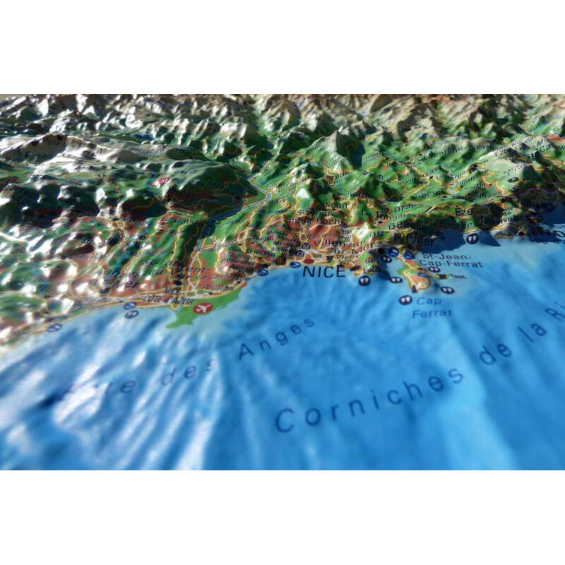 3Dmap Regional map Les Alpes Maritimes