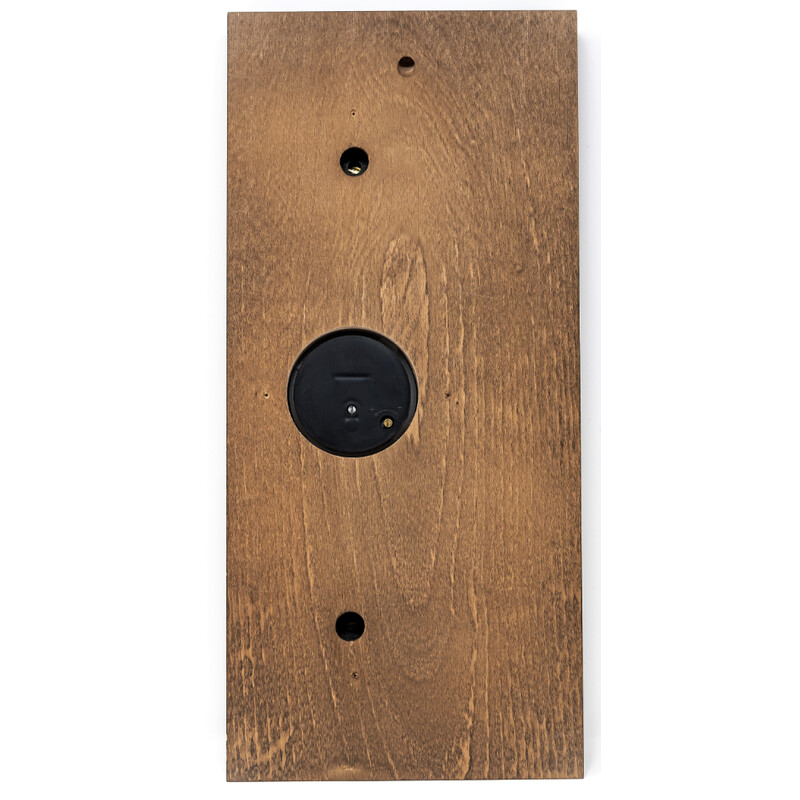 Fischer Real wood weather station, rustic oak