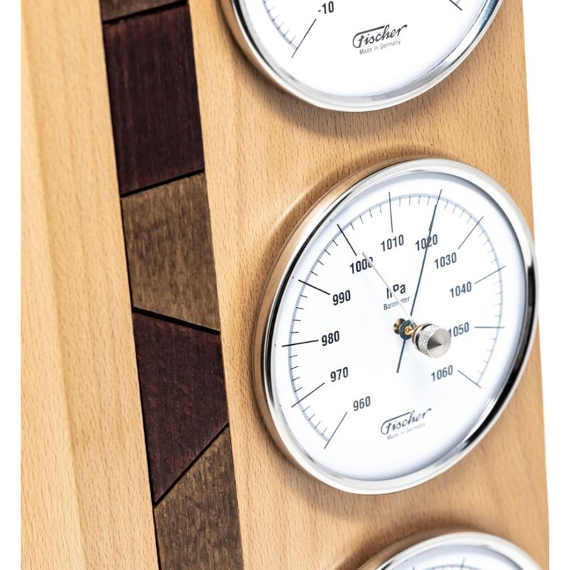 Fischer Beech natural wood Weather station