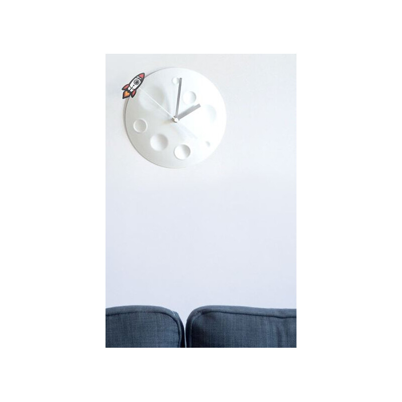 suck UK Rocket Moon Clock