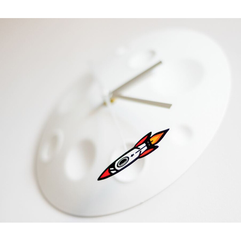 suck UK Rocket Moon Clock