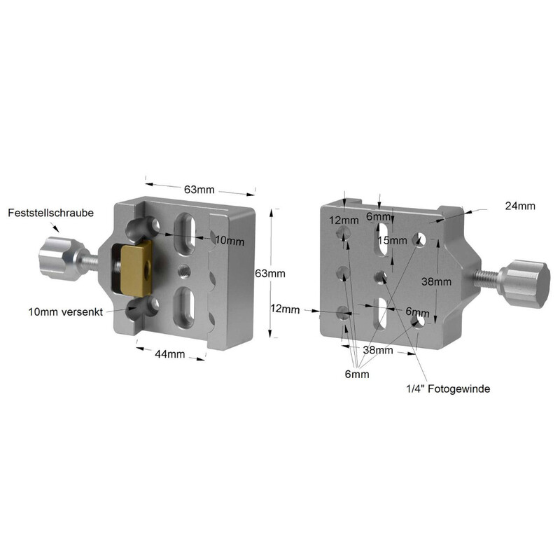 TS Optics Vixen-Style Premium Prism Clamp