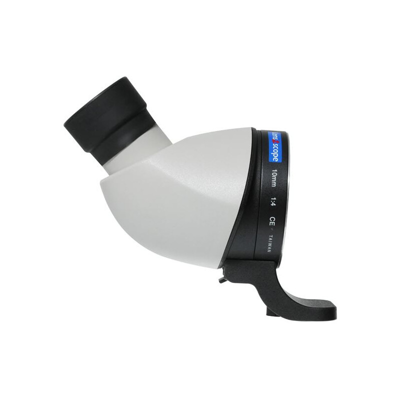 Lens2scope for Canon EOS, white, angled view