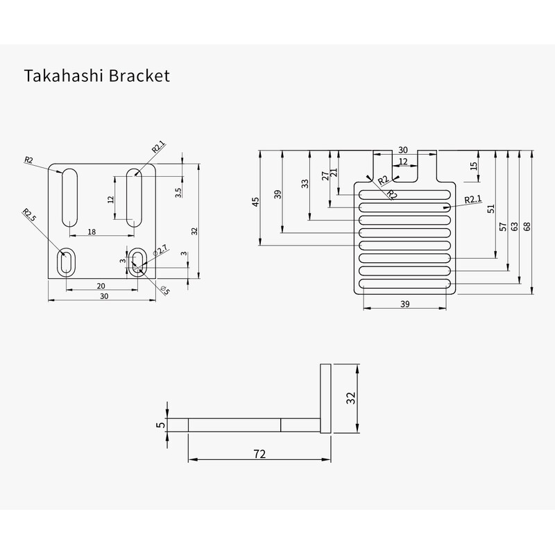 ZWO Adapter for EAF Motor Focus on Takahashi