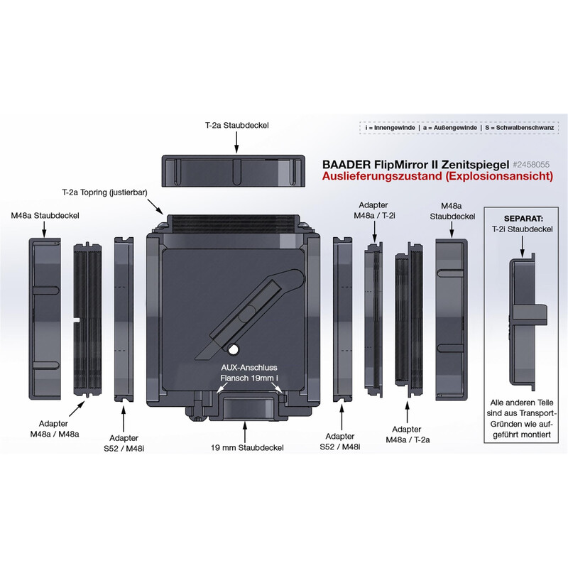 Baader Flip mirror BFM II