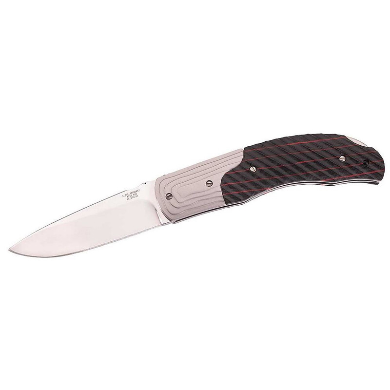 Herbertz Knives Pocket knife, Pakka wood, black/red