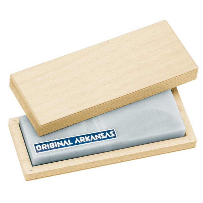 Herbertz Genuine Arkansas stone, 15 x 5 cm, in wooden box