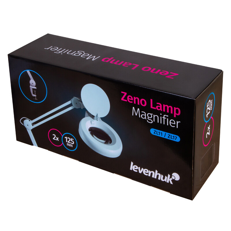 Levenhuk Magnifying glass Zeno Lamp ZL17 LED