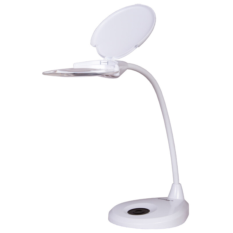 Levenhuk Magnifying glass Zeno Lamp ZL13 White