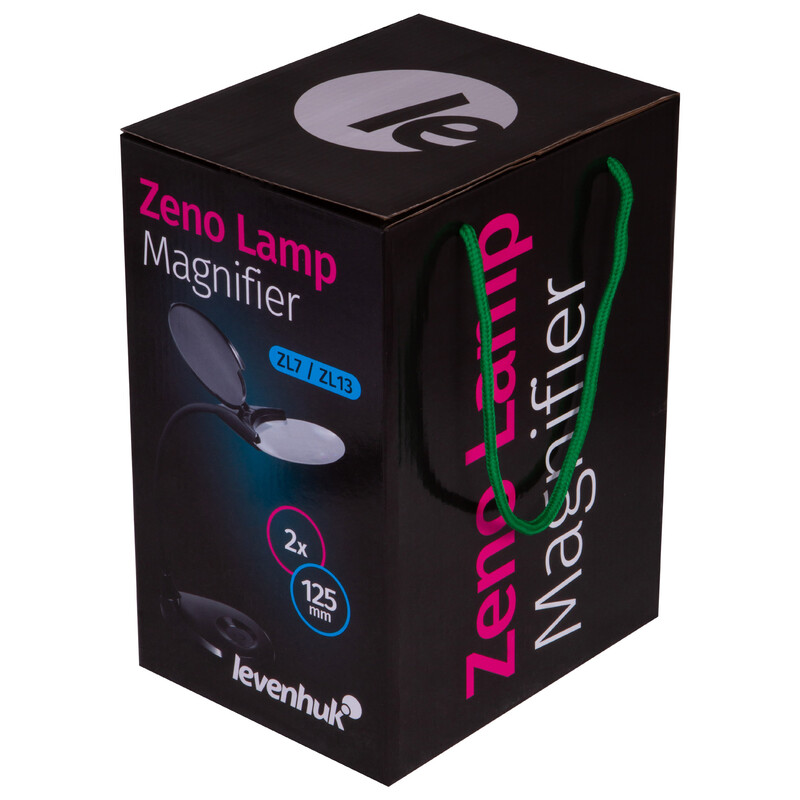 Levenhuk Magnifying glass Zeno Lamp ZL13 White